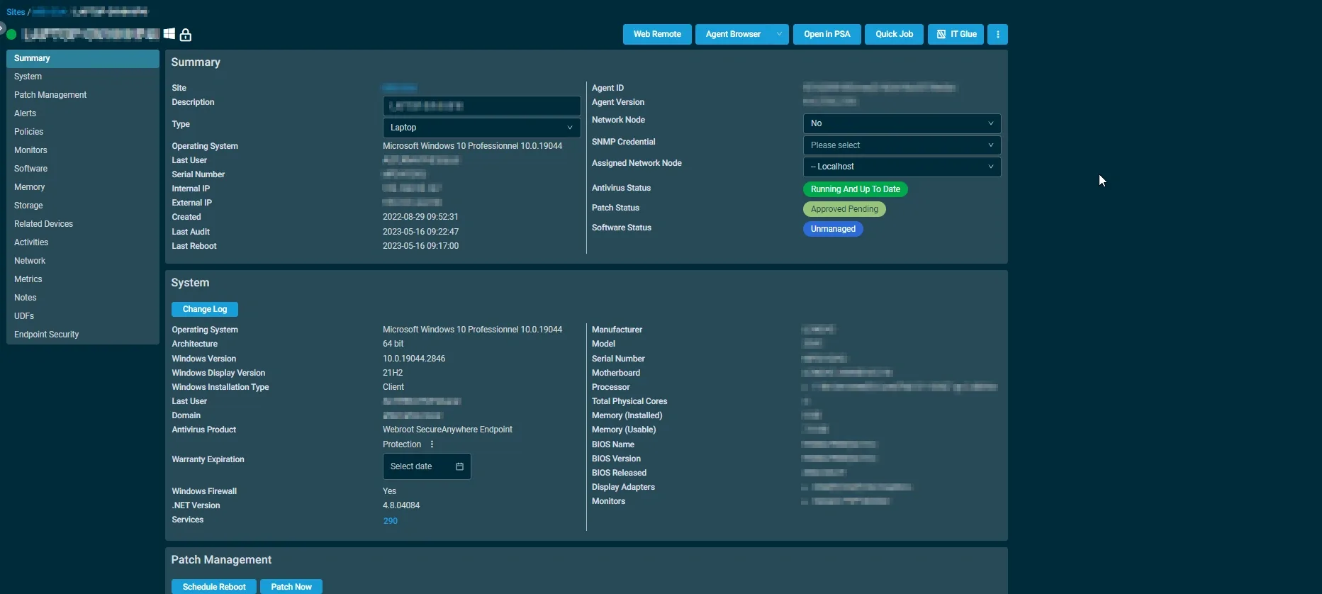 RMM Supervision — vue 2